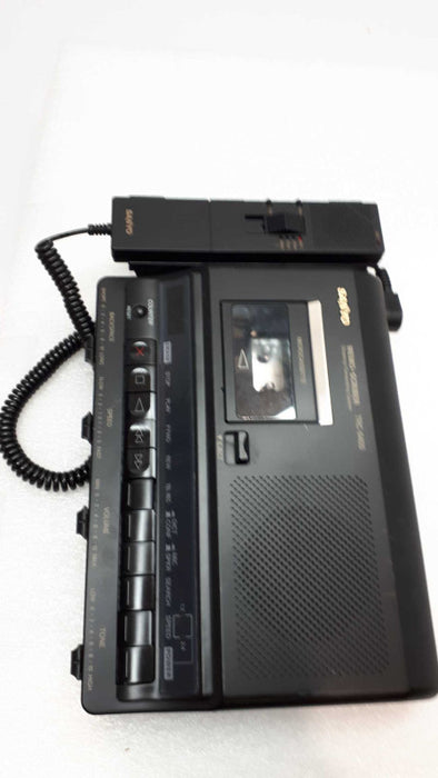 Sanyo TRC-6400 Memo-Scriber Microcassette Transcriber withy Manual &
