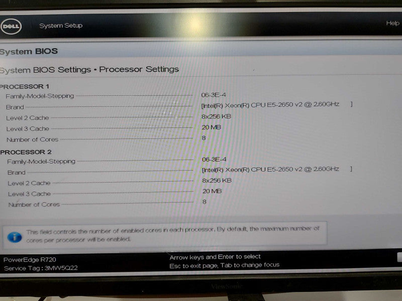 Dell Poweredge R720XD 2x Xeon E5-2650 V2 @ 2.60ghz / 96gb ram / H710P Mini #