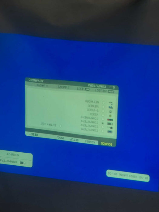 NEC Projector Model: NP3150