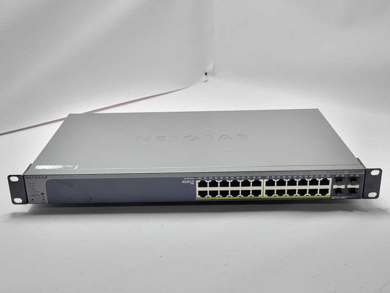 NetGear ProSafe 24-Port Gigabit Smart Switch with PoE and 4x SFP Ports GS728T _