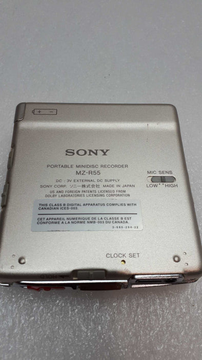 Sony MZ-R55 MD Walkman portable minidisc recorder ***UNIT ONLY &