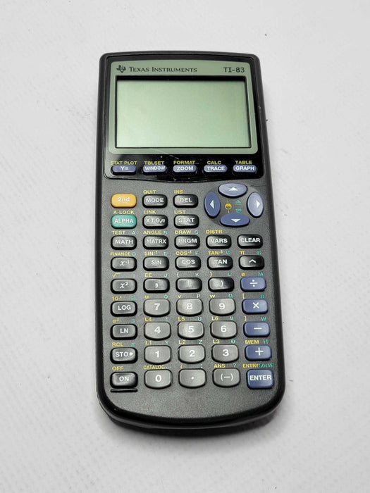 Texas Instruments TI-83 Graphing Calculator no Cover, READ _