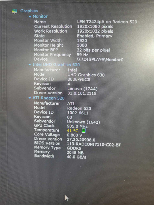 Lenovo ThinkCentre M70S Core i5-10400 2.90GHz 16GB 212GB SSD !