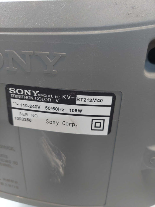 Sony Trinitron Colour CRT TV Model: BT212M40