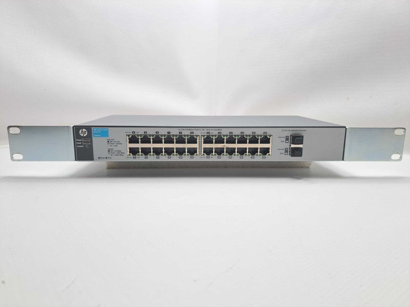 HP J9803A 1810-24G 24-Port Gigabit Ethernet Network Switch + Rack Mount Ears )
