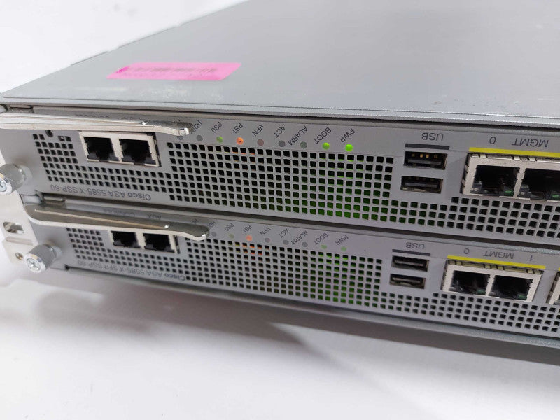 Cisco ASA 5585 2x 5585-X SSP-60 modules / dual PSU / READ BELOW #