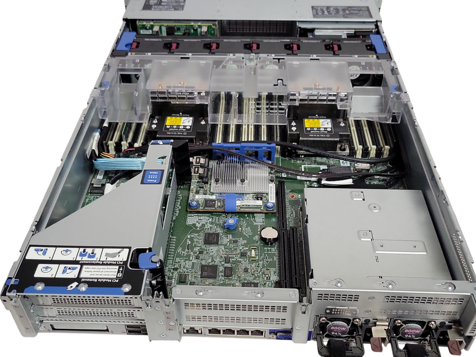 HP DL380 G10, 2x Xeon Gold 6143 2.80GHz, 32GB DDR4, P408-A-SR-G10 2x PSU _