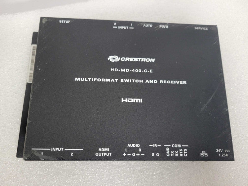 Crestron HD-MD-400-C-E HD Scaling Auto-Switcher & HDMI over CATx Extender Q!