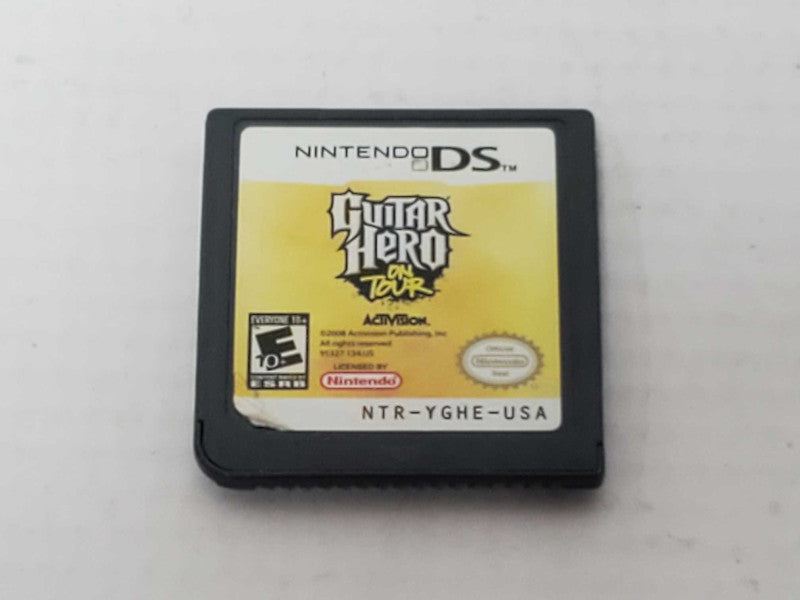 Red Mario Nintendo DS Lite w/ Guitar Hero On Tour Came Cartridge (READ) |