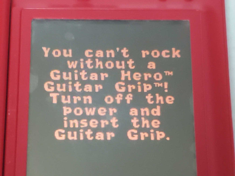Red Mario Nintendo DS Lite w/ Guitar Hero On Tour Came Cartridge (READ) |