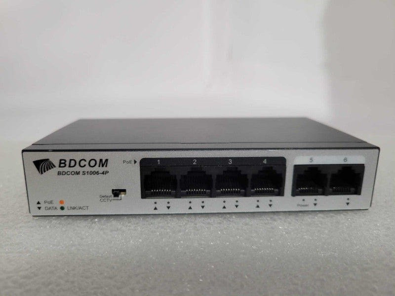 BDCOM S1006-4P 100Mbps Multi Functional PoE Switch !
