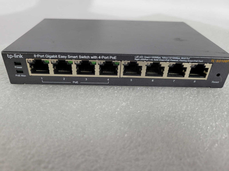 TP-Link TL-SG108PE - 8-Port Gigabit Easy Smart Switch with 4-Port PoE !