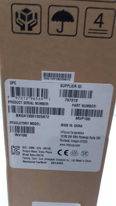 INFOCUS MVP100 INV100 IP VIDEO CONFERENCE PHONE SYSTEM sealed box &