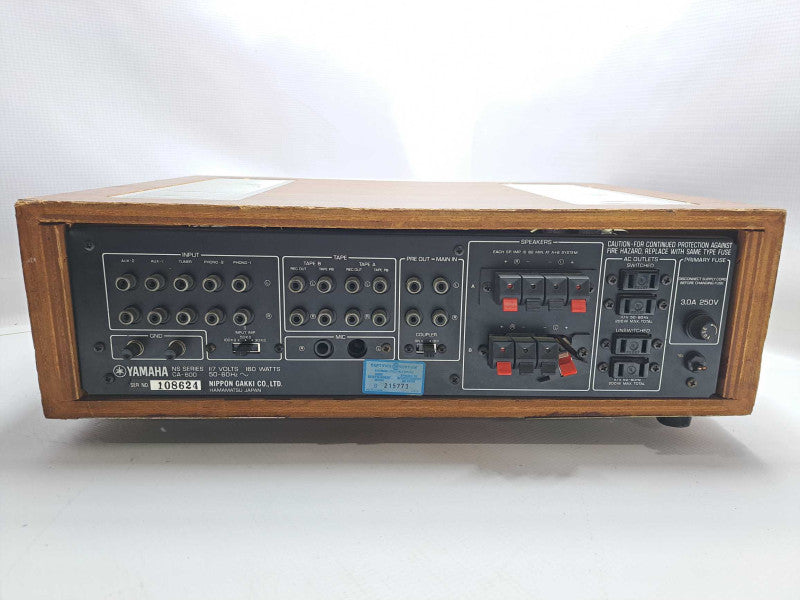 Vintage Yamaha CA-600 Natural Sound Stereo Amplifier *READ* )