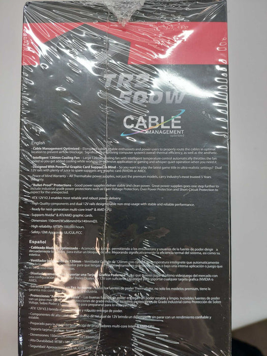Thermaltake TR2 500W Power Supply Unit Model: TR500