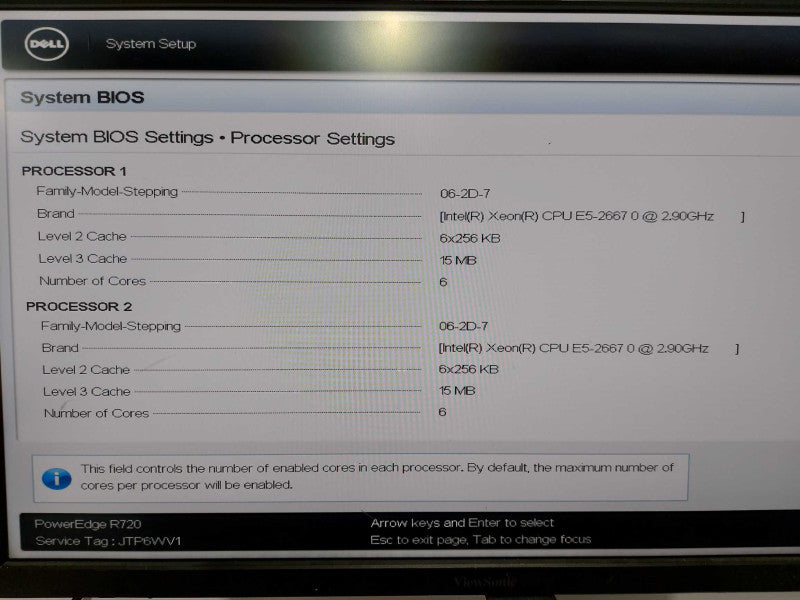 Dell Poweredge R720 2x Xeon E5-2667 @ 2.90ghz / 112gb ram / H710 Mini #