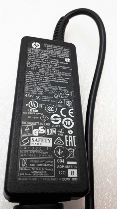Genuine Original HP 45W 19.5V 2.3A Round Fat Tip Power adaptor Q&