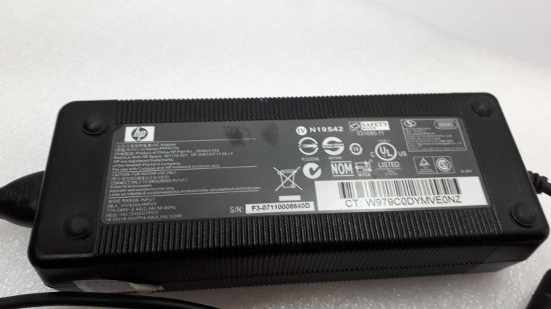 Genuine Original HP 120W 18.5V 6.5A Round Fat Tip Power adaptor Q&
