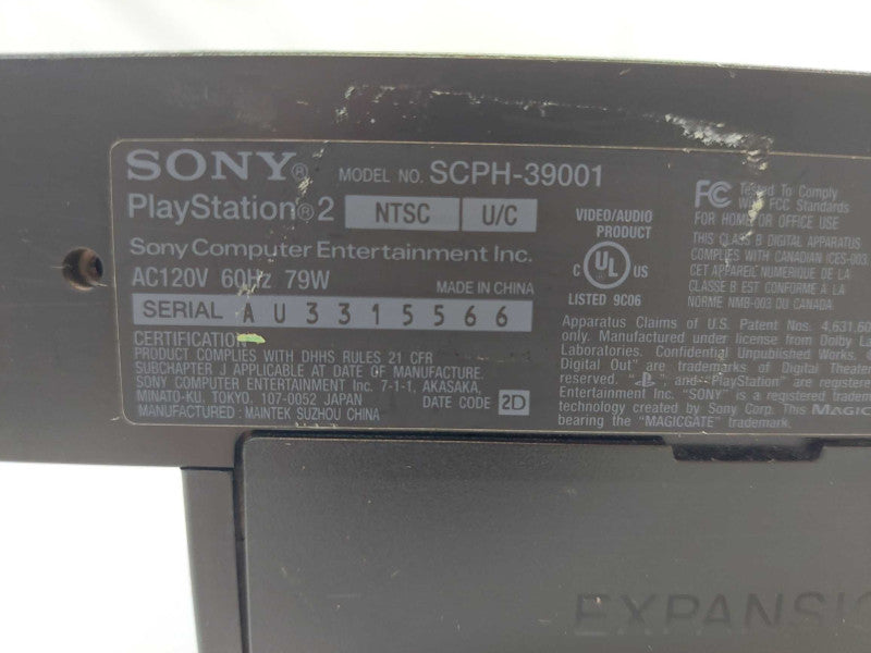 Playstation 2 Fatbody Model: SCPH-39001