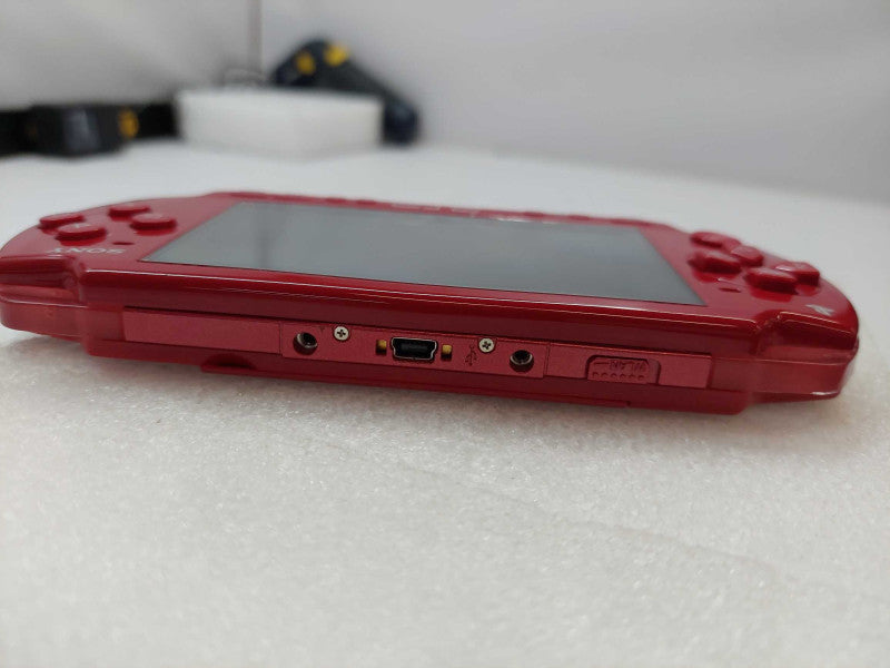 Sony Playstation Portable PSP Red Model:PSP-2001 God of War Edition with game