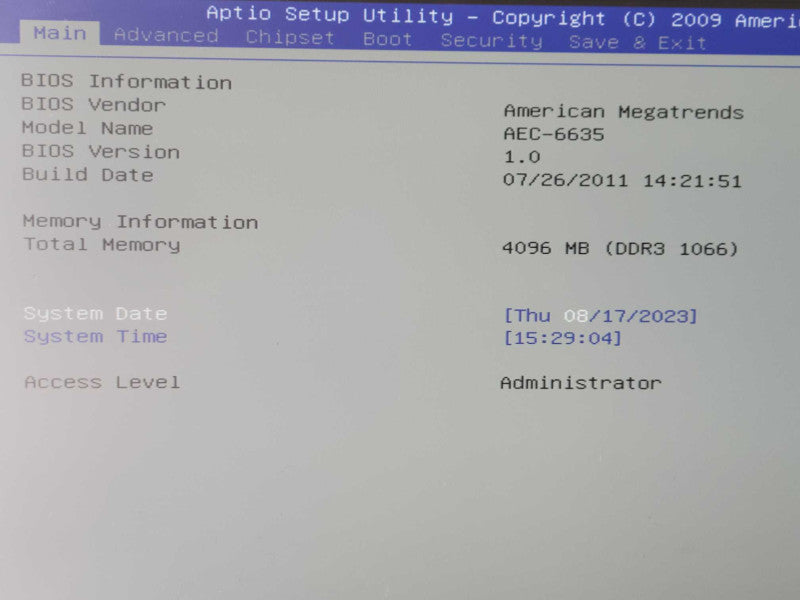 AEC-6635 Fanless Embedded Controller with Intel Coreâ¢ i7 CPU, 4GB RAM _