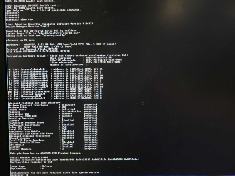 Cisco ISR4351/K9 V04 Gigabit Integrated Service Router, not affected. $