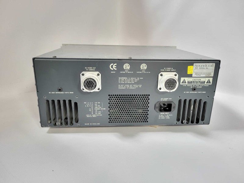 Soundcraft CPS 2000 Console Power Supply, 120VAC READ $