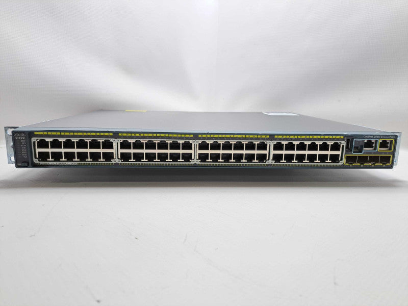 Cisco WS-C2960S-48FPS-L 48 Port PoE+ Gigabit Network Switch )