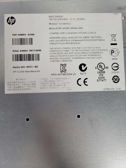 HP Storageworks EJ014A 403721-003 Chassis Ultrium 3000 SAS  !