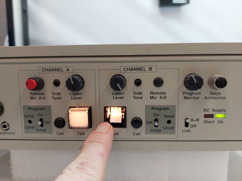 Clear Come 2 Channel Rack Mountable Main Station Model: MS-222