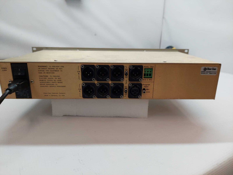 Clear Come 2 Channel Rack Mountable Main Station Model: MS-222