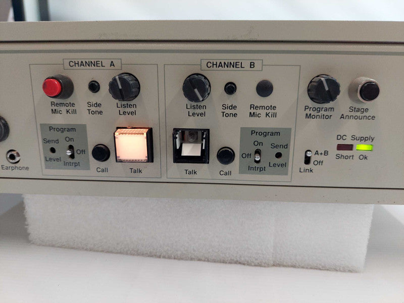 Clear Come 2 Channel Rack Mountable Main Station Model: MS-222