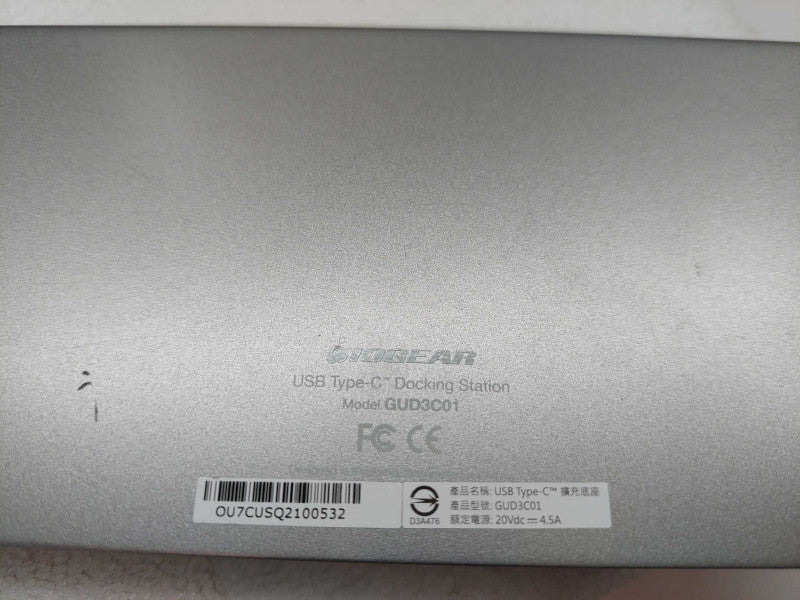 IOGEAR USB-Type C Docking Station Model: GUD3C01
