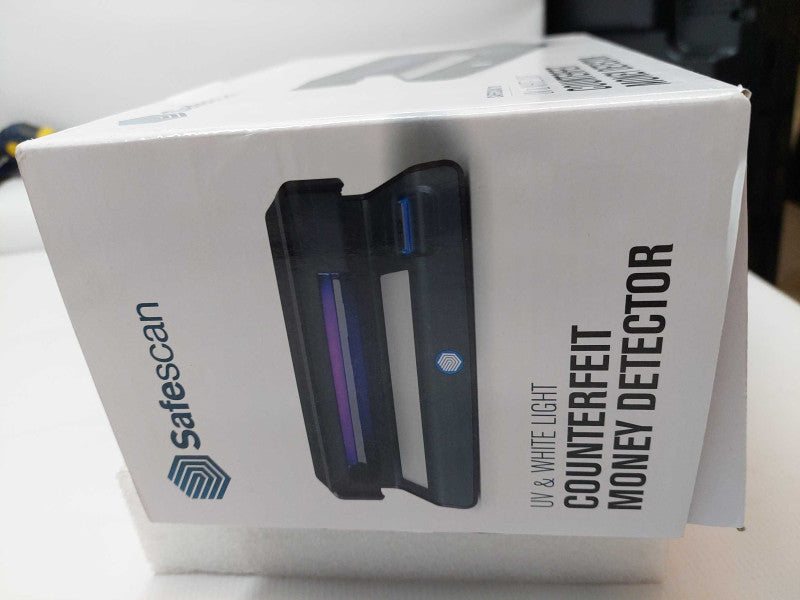 Safe Scan Conterfeit Money Detector UV & White Light  Model: 70 Black