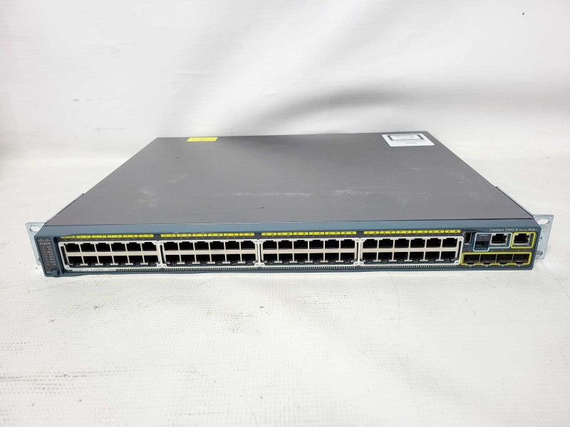 Cisco WS-C2960S-48FPS-L 48 Port PoE+ Gigabit Network Switch $
