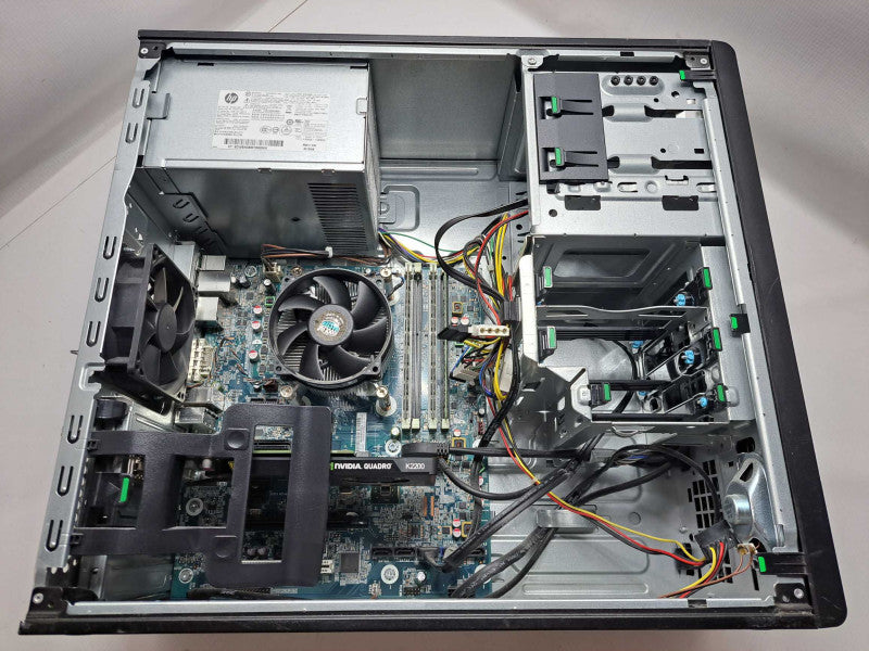 HP Z230 Workstation Xeon E3-1241 v3 @ 3.50GHz 24GB Ram Quadro K2200 GPU )
