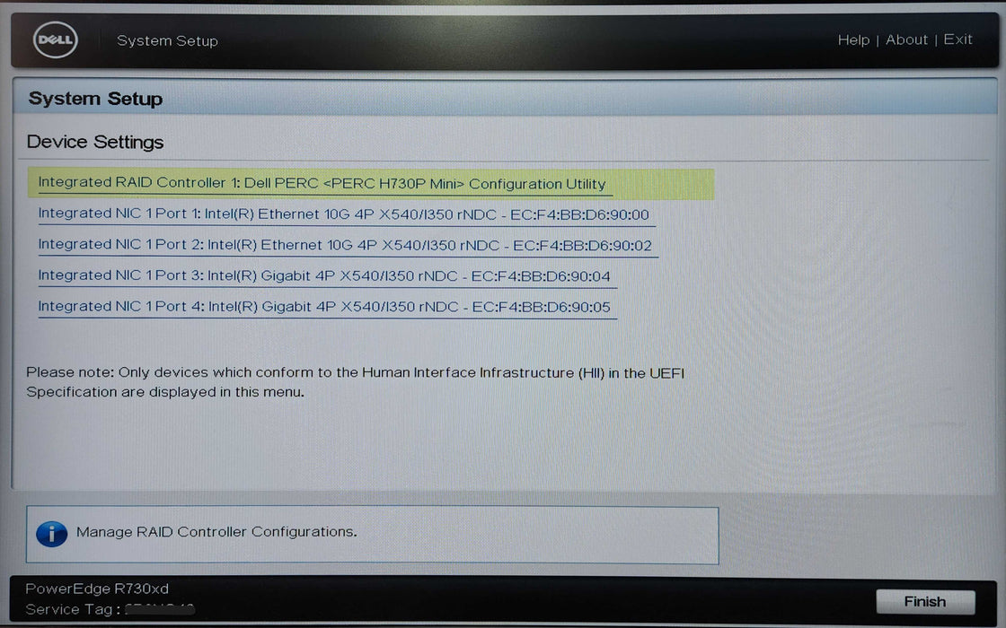 Dell Power R730xd 2U 26x2.5", Xeon E5-2683 v3, 16GB DDR4, H730P Mini