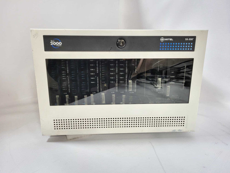 Mitel SX-200 Telephone Switch System Cabinet & Cards & Key READ $