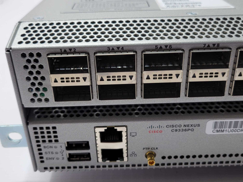 Cisco Nexus N9K-C9336PQ 36 Port Nexus 40G ACI Spine Switch 2x PSU, READ _