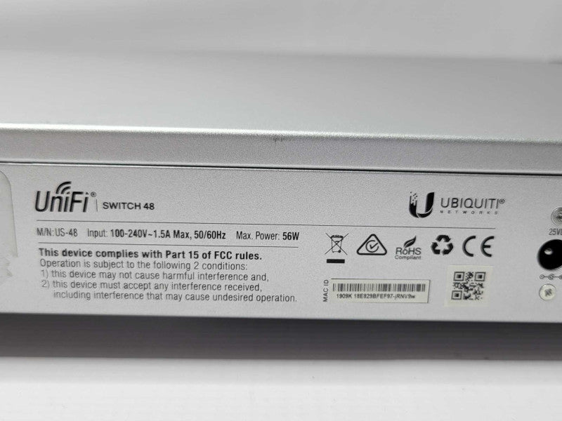 Ubiquiti Networks US-48 UniFi Switch 48 Not PoE _