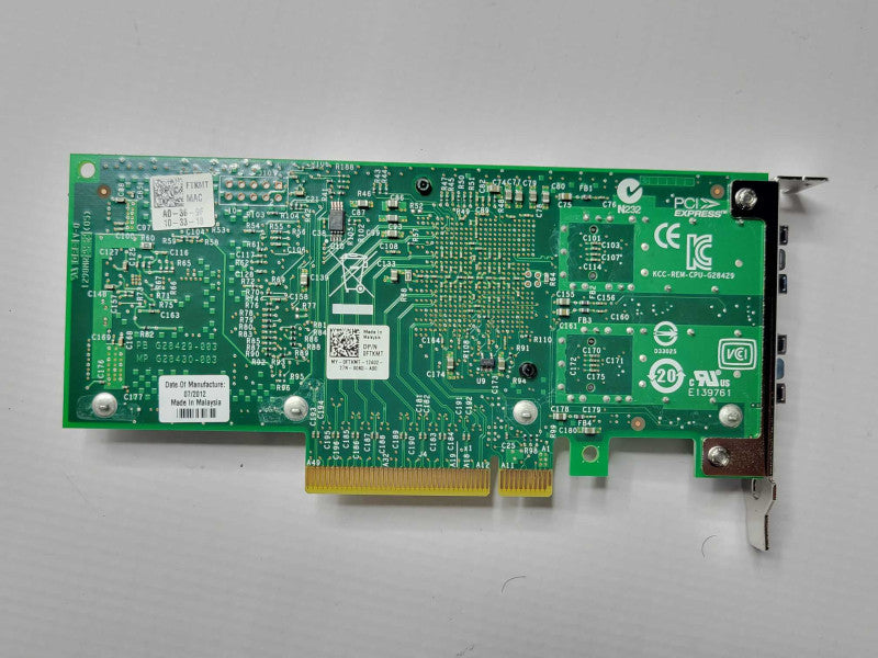 Dell Intel X520-DA2 FTKMT 0FTKMT 10Gb Server Network Adapter LP _