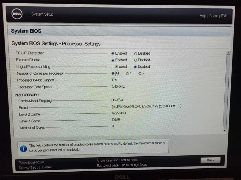 DELL PowerEdge R520 Intel Xeon E5-2407 v2 @2.40GHz 32GB RAM H310 mini RAID $