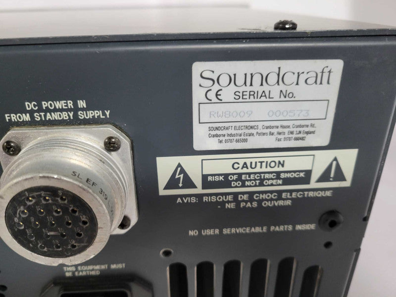 Soundcraft CPS 2000 Console Power Supply, 120VAC READ !
