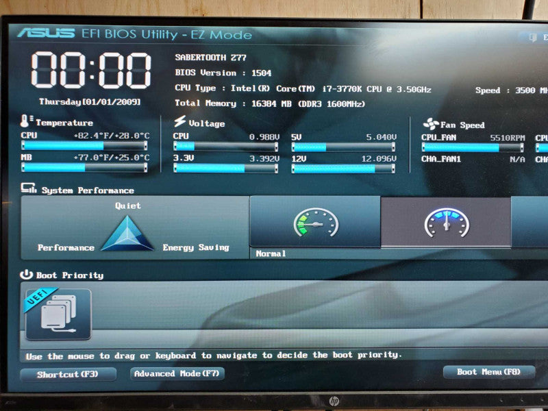 Custom PC - Intel i7-3770k @ 3.50 GHZ 16GB DDR3 GTX 750ti 2gb, 600W PSU