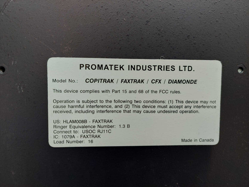 CopiTrak FaxTrak CFX Diamonde