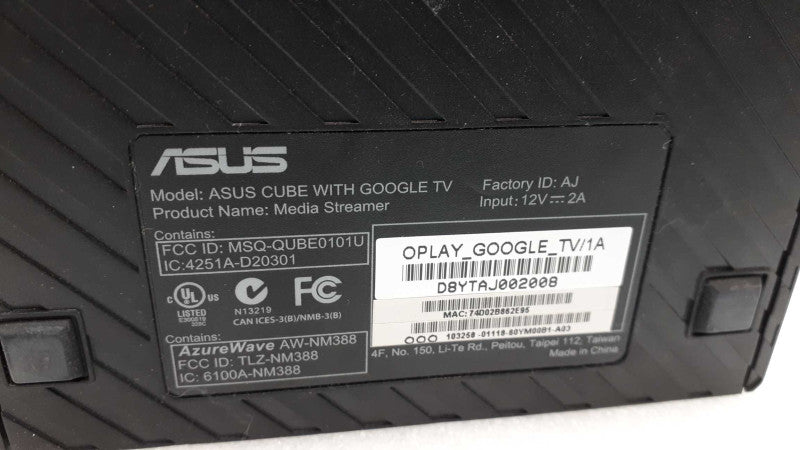 ASUS CUBE WITH GOOGLE TV MEDIA STREAMER CUBE  &