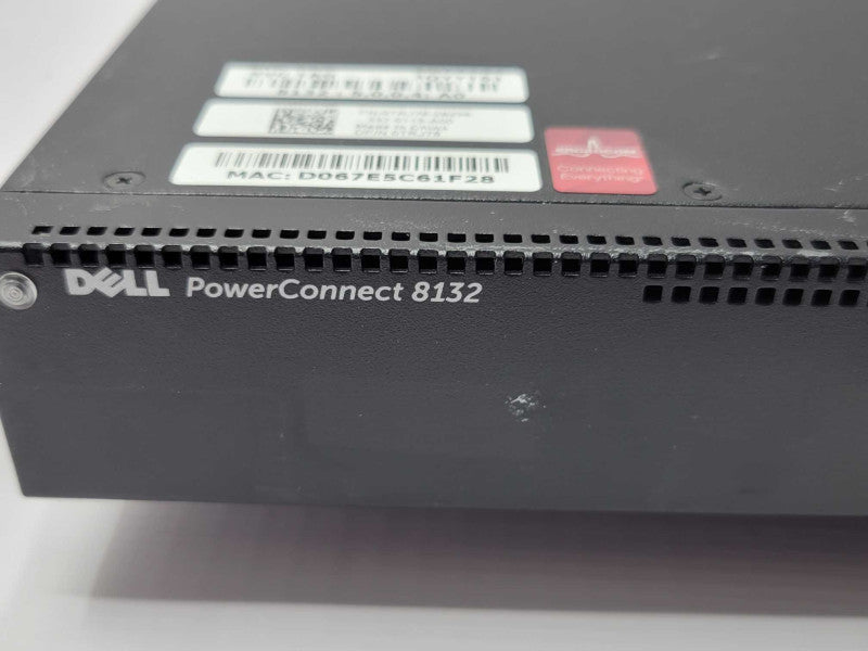 Dell Powerconnect 8132 24-Port Ethernet Network Switch, Factory reset _