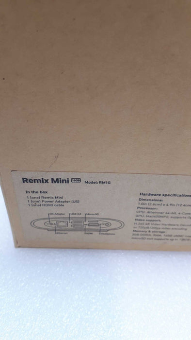 Remix Mini RM1G 64-bit A53 Quad-core CPU 2GB RAM 16GB Android PC Computer &