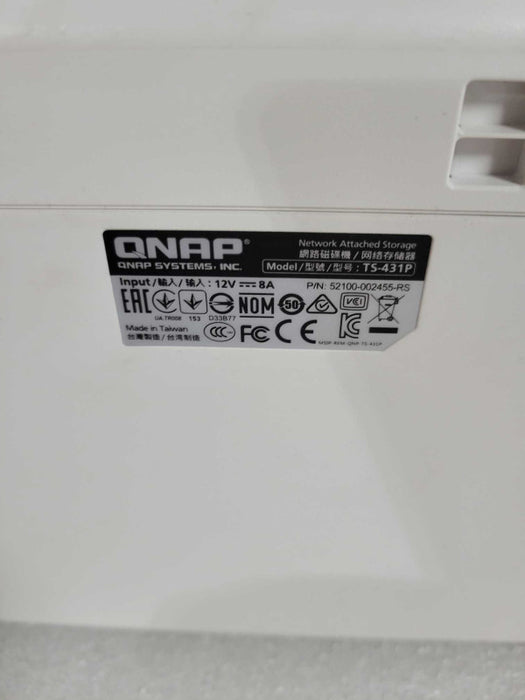 QNAP TS-431P 24-BAY High-performance NAS Cloud Quad-core 4x 3Tb Hard Drives !