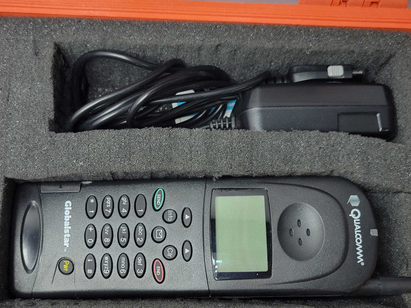 Globalstar GSP-1600 Qualcomm Satellite Phone w/ Pelican Case, Read  Q_